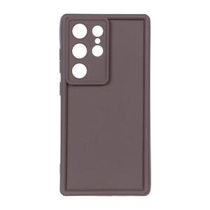 قاب Solid Case مدل Samsung Galaxy S23 Ultra - قهوه ای