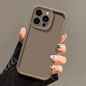 قاب Solid Case مدل Xiaomi Redmi 12C / Redmi 11A / Poco C55 - قهوه ای