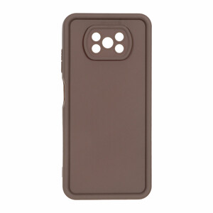 قاب Solid Case مدل  Xiaomi Poco X3 / Poco X3 Pro / Poco X3 NFC - قهوه ای