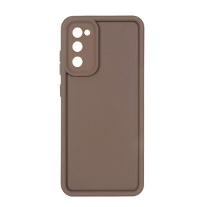 قاب Solid Case مدل Samsung S20 FE - قهوه ای