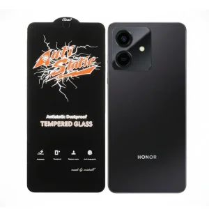 گلس فول کاور Honor Play 10 برند Mietubl  آنتی استاتیک و تمام صفحه (دور مشکی)