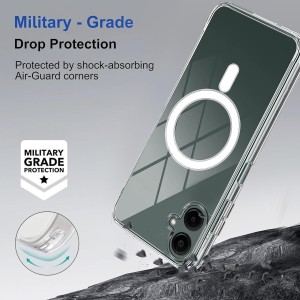 قاب اورجینال Space شفاف Magsafe مدل Samsung Galaxy A07