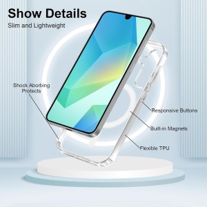 قاب اورجینال Space شفاف Magsafe مدل Samsung Galaxy A07