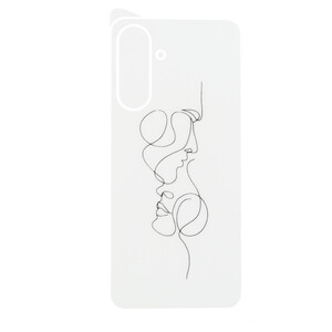 برچسب محافظ سرامیکی پشت گوشی طرح دار Samsung Galaxy A17 - کد 102