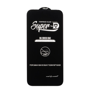 محافظ صفحه نمایش شیشه ای Samsung Galaxy A17 / A16 / A26 - Full Cover Super D Mietubl - ESD - مشکی (بدون پک) - NTC ORG