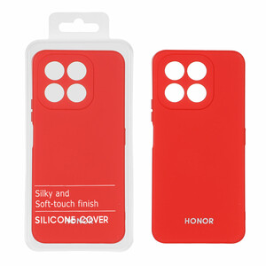 قاب نیو سیلیکون محافظ لنزدار Honor X6c - RFF - قرمز (پک دار)