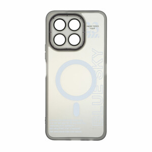 قاب Diamond Space طرح مگ سیف لنز گلس دار Honor X6c - مشکی - MPS