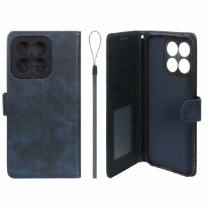 کیف موبایل مگنتی درجه یک داخل خز MNC Plus مدل Honor X8c - سرمه ای