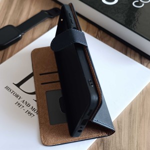 کیف چرمی موبایل مگنتی محافظ لنز دار  Samsung Galaxy A07 - مشکی