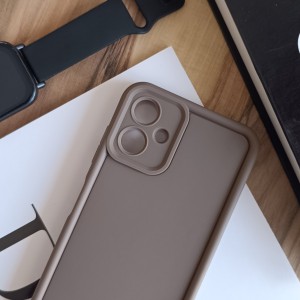 قاب Solid Case مدل Samsung Galaxy A06 - قهوه ای