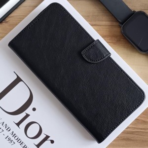 کیف چرمی موبایل مگنتی محافظ لنز دار  Honor 400 Lite - مشکی