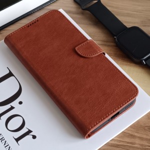 کیف چرمی موبایل مگنتی محافظ لنز دار  Honor 400 Lite - مشکی