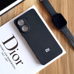قاب سیلیکونی محافظ لنزدار Xiaomi Redmi A5 - مشکی