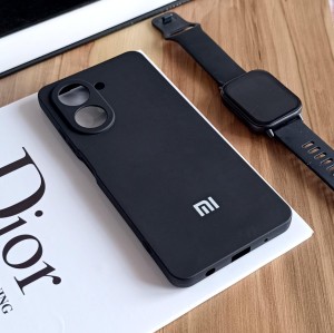 قاب سیلیکونی محافظ لنزدار Xiaomi Redmi A5 - مشکی