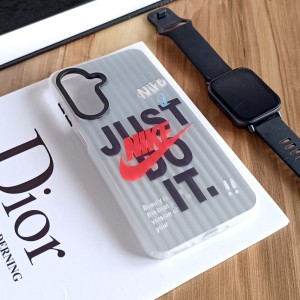 قاب هولوگرامی Samsung Galaxy A26/ A17 طرح نایک با فریم مات، ضد خش و ضد ضربه