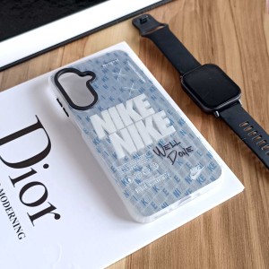 قاب هولوگرامی Samsung Galaxy A26 /A17 طرح نایک با فریم مات، ضد خش و ضد ضربه