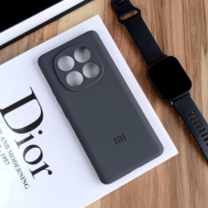 قاب سیلیکونی پاک کنی اورجینال Master Quality مدل Xiaomi Redmi Note 14 Pro 4G - خاکستری (پک دار)