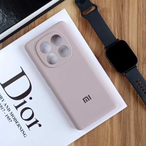 قاب سیلیکونی پاک کنی اورجینال Master Quality مدل Xiaomi Redmi Note 14 Pro 4G - کرم  (پک دار)