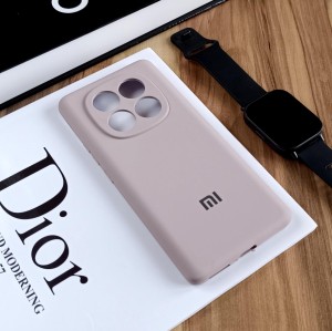 قاب سیلیکونی پاک کنی اورجینال Master Quality مدل Xiaomi Redmi Note 14 Pro 4G - کرم  (پک دار)