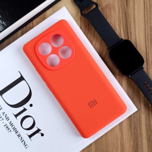 قاب سیلیکونی پاک کنی اورجینال Master Quality مدل Xiaomi Redmi Note 14 Pro 4G - کرم  (پک دار)