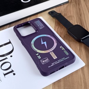 قاب Case Pro لنز استند شو طرح Magsafe مناسب Samsung Galaxy A56/ A36 - بنفش