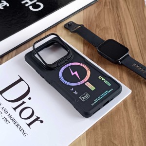 قاب Case Pro لنز استند شو طرح Magsafe مناسبXiaomi Redmi Note 14 Pro Plus 5G / Redmi Note 14 Pro 5G / Poco X7 - سبز