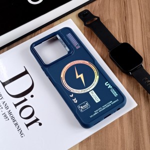 قاب Case Pro لنز استند شو طرح Magsafe مناسب Samsung Galaxy A16  - خاکستری