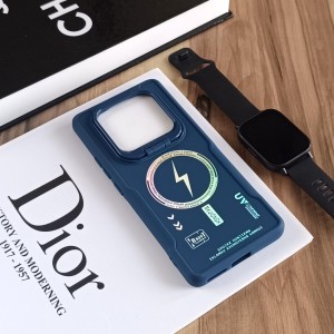 قاب Case Pro لنز استند شو طرح Magsafe مناسبXiaomi Redmi Note 14 Pro Plus 5G / Redmi Note 14 Pro 5G / Poco X7 - مشکی