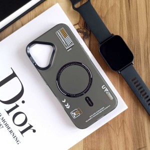 قاب SO COOL طرح مگ سیف هولوگرامی UV محافظ لنز شفاف مناسب Apple Iphone 17  - مشکی