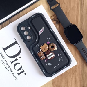 قاب عروسکی سه بعدی مناسب Samsung Galaxy A56 - مشکی