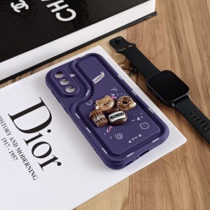 قاب عروسکی سه بعدی مناسب Samsung Galaxy A56 - بنفش