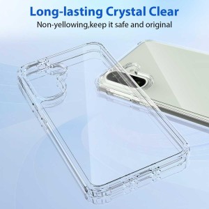 قاب و گلس ژله ای شفاف مناسب گوشی Samsung Galaxy A56 / A36