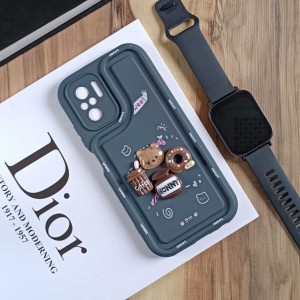 قاب عروسکی سه بعدی مناسب شیائومی Redmi Note 10 4G - خاکستری