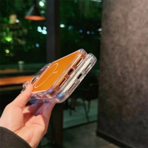 قاب اورجینال Unique Case مات رنگی MagSafe لنز کروم