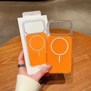 قاب اورجینال Unique Case مات رنگی MagSafe لنز کروم