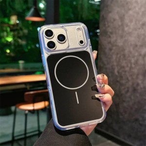 قاب اورجینال Unique Case مات رنگی MagSafe لنز کروم