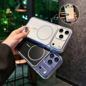 قاب اورجینال Unique Case مات رنگی MagSafe لنز کروم