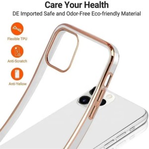 قاب مدل Diamond پشت شفاف محافظ لنزدار مناسب گوشی های ایفون