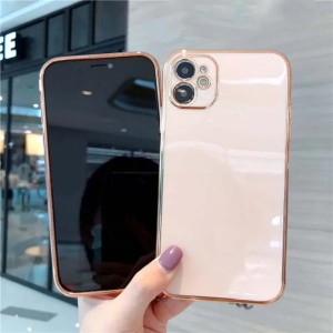 قاب مدل Diamond پشت شفاف محافظ لنزدار مناسب گوشی های ایفون