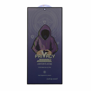 محافظ صفحه نمایش شیشه ای Full Cover Mietubl Anti Static Privacy مدل Samsung Galaxy S24 Ultra
