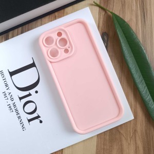 قاب گوشی ساده سولید صورتی ایفون 15pro max