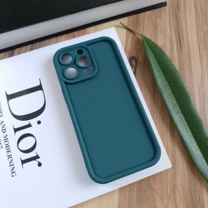 قاب Solid Case محافظ لنزدار مناسب گوشی ایفون 15pro max - سبز یشمی
