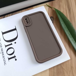 قاب Solid Case محافظ لنزدار مناسب گوشی اپل iphone x/xs - قهوه ای