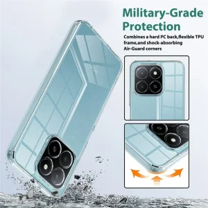 قاب Space ژله ای شفاف Honor X5b 4G / Honor X5b plus 4G