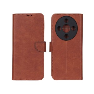 کیف چرمی موبایل مگنتی محافظ لنزدار Honor X9d