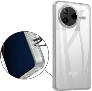 قاب Space ژله ای شفاف Xiaomi Poco F7 Pro