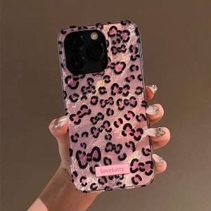 قاب دور ژله ای صورتی پاپیون لاوکیتی