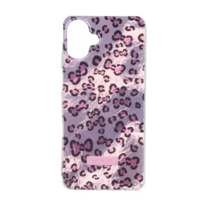 قاب دور ژله ای صورتی پاپیون لاوکیتی