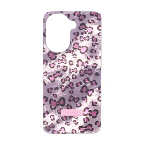 قاب دور ژله ای صورتی پاپیون لاوکیتی