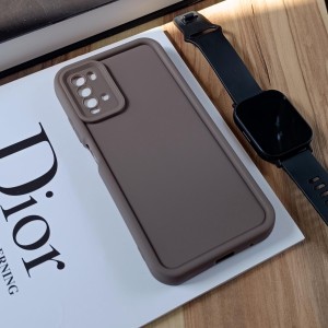 قاب Solid Case مناسب شیائومی Poco M3 - قهوه ای